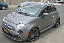 Load image into Gallery viewer, Rally Armor MF25-UR-BLK/RD FITS: 12-18 Fiat 500 Black UR Mud Flap w/Red Logo Mud Flaps