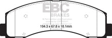 Load image into Gallery viewer, EBC DP63088 FITS: 2018+ Ford F-150 2.7L Twin Turbo (2WD) Greenstuff Front Brake Pads Brake Pads Performance