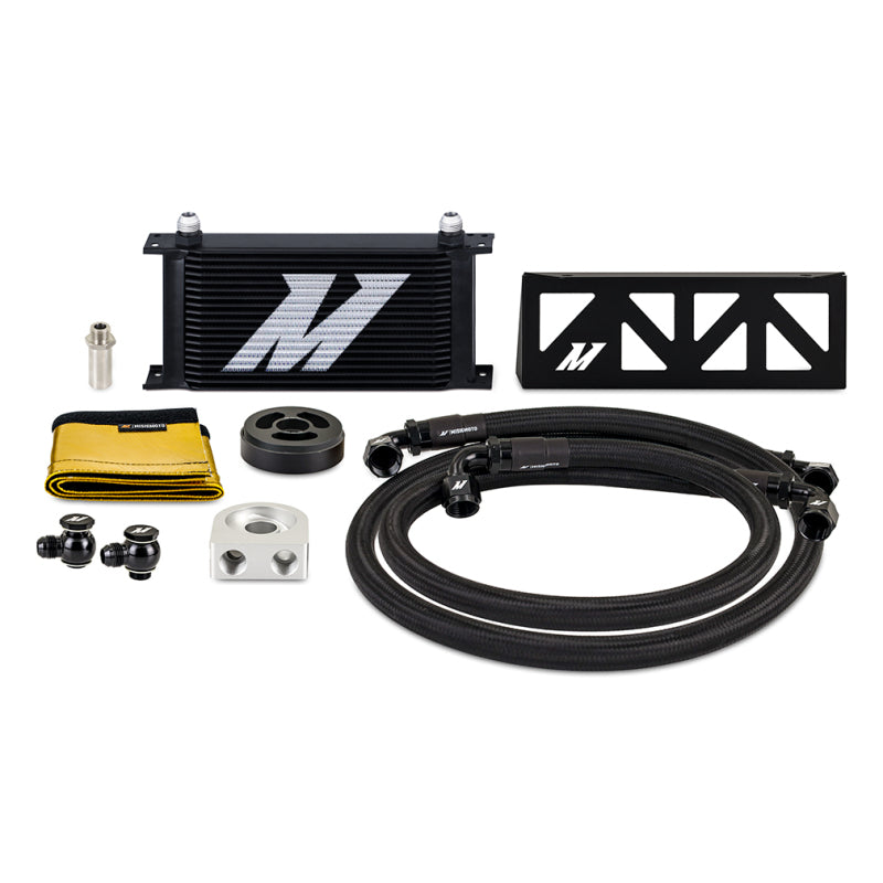 Mishimoto MMOC-BRZ-22NTBK FITS: Oil Coolers FITS: 2022+ Subaru BRZ/Toyota GR86 Oil Cooler Kit Black Oil Coolers