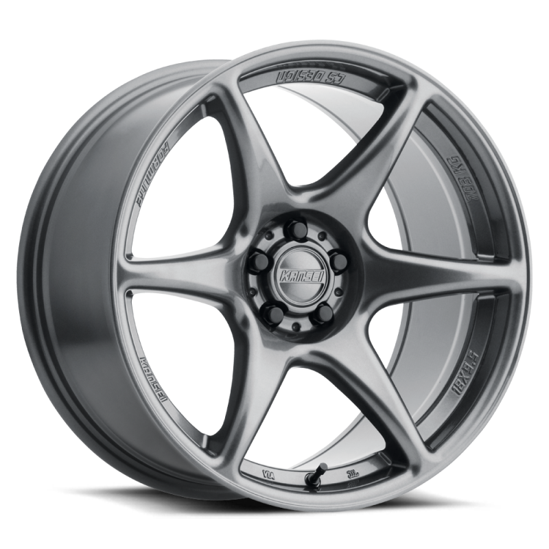 Kansei K11G-189512+22 FITS: K11G Tandem 18x9.5in / 5x114.3 BP / 22mm Offset / 73.1mm Bore Gunmetal Wheel Wheels Forged