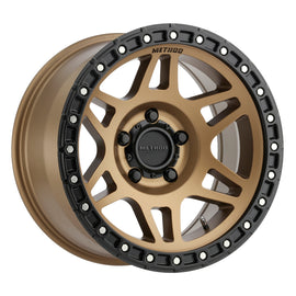 Method Wheels MR31278558900 FITS:Method MR312 17x8.5 0mm Offset 5x150 110.5mm CB Method Bronze/Black Street Loc Wheel Wheels Cast