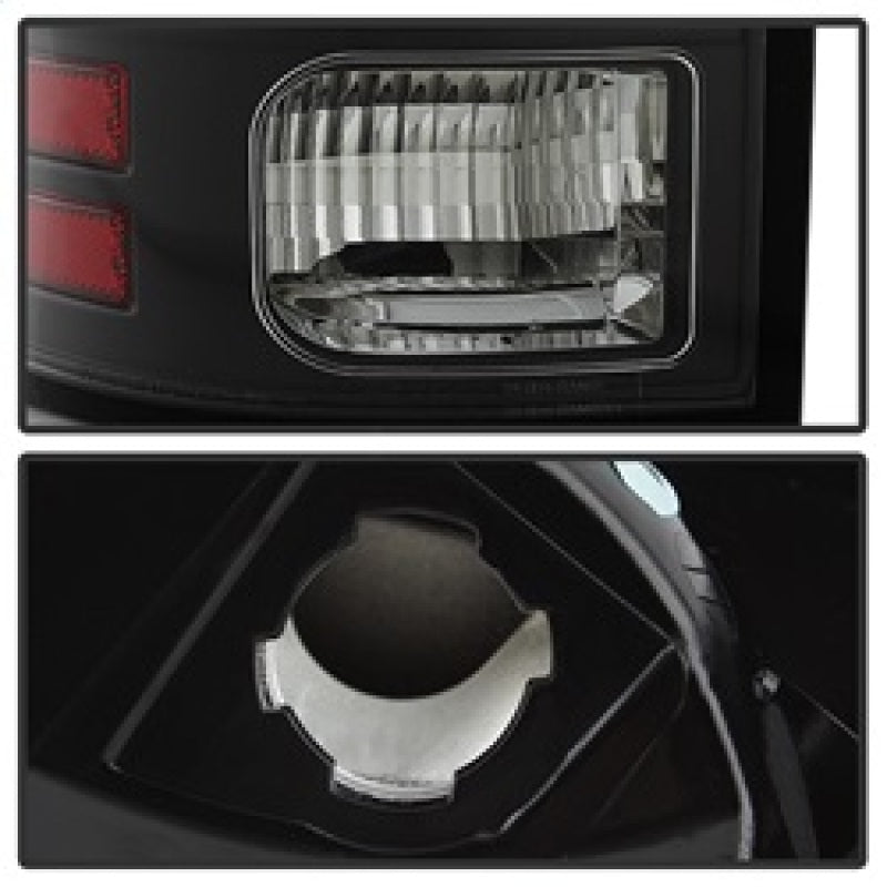 SPYDER 5084057 FITS: Dodge Ram 2013-2014 Light Bar LED Tail Lights Black ALT-YD-DRAM13V2-LED-BK Tail Lights