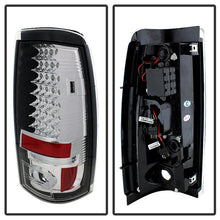 Load image into Gallery viewer, SPYDER 5001733 FITS: Chevy Silverado 1500/2500 03-06 (Does Not Fit Stepside)LED Tail Lights Chrm ALT-YD-CS03-LED-C Tail Lights
