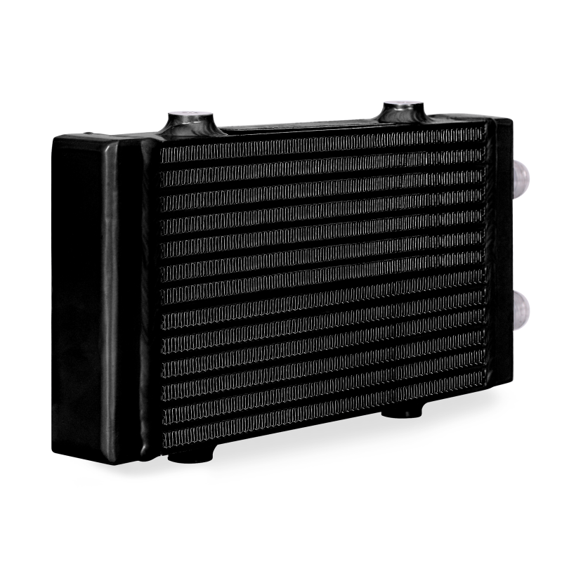 Mishimoto MMOC-DP-SBK FITS: Oil Coolers FITS: Universal Small Bar and Plate Dual Pass Black Oil Cooler Oil Coolers