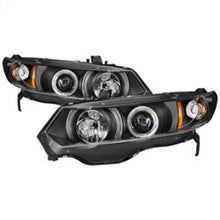 Load image into Gallery viewer, SPYDER 5010780 FITS: Honda Civic 06-08 2Dr Projector Headlights LED Halo Black High H1 Low H1 PRO-YD-HC06-2D-HL-BK Headlights