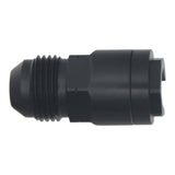 DeatschWerks 8AN Male Flare to 3/8in Female EFI Quick Connect Adapter - Anodized DW Titanium