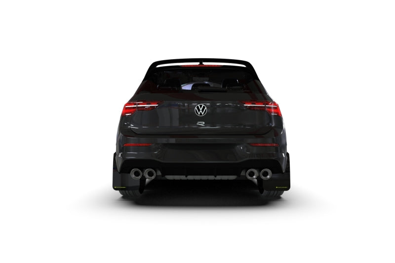 Rally Armor MF80-UR-RD/WH FITS: 2022 MK8 Volkswagen Golf GTI/R Red UR Mud Flap w/ White Logo Mud Flaps