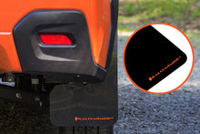 Load image into Gallery viewer, Rally Armor MF26-UR-BLK/OR FITS: 13-17 Subaru Crosstrek XV Black Mud Flap w/Orange Logo Mud Flaps