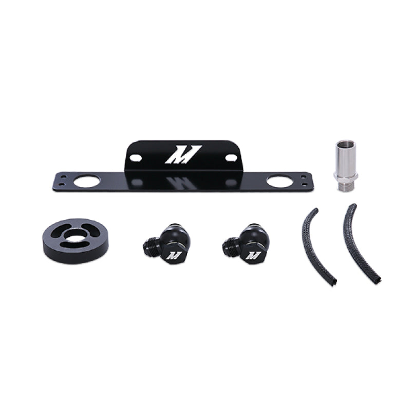 Mishimoto MMOC-CSS-10TSL FITS: 10-15 Chevrolet Camaro SS Thermostatic Oil Cooler Kit Silver Oil Coolers