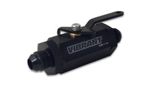 Load image into Gallery viewer, Vibrant 16756 FITS: -16AN to -16AN Male Shut Off Valve Black Fittings
