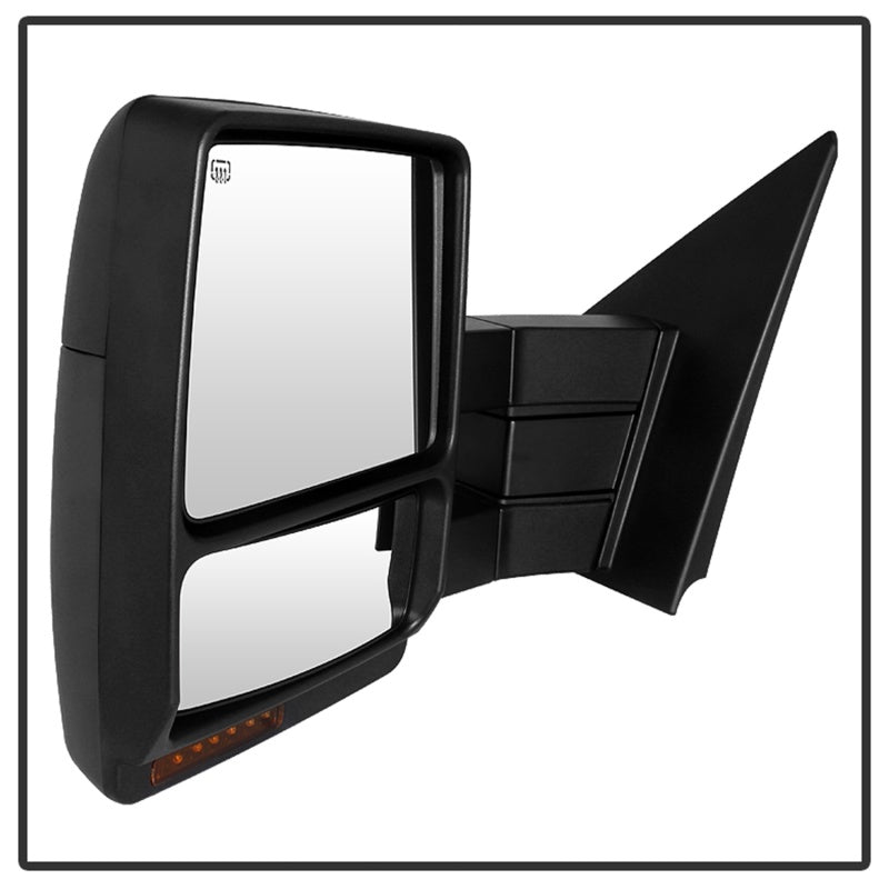 SPYDER 9935381 FITS:xTune Ford F150 07-14 Power Heated Amber LED Signal Telescoping Mirror Left MIR-FF15007S-PWH-AM-L Side Mirrors
