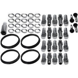 Race Star 601-1428-20 FITS: 14mmx1.50 CTS-V Closed End Deluxe Lug Kit 20 PK Lug Nuts