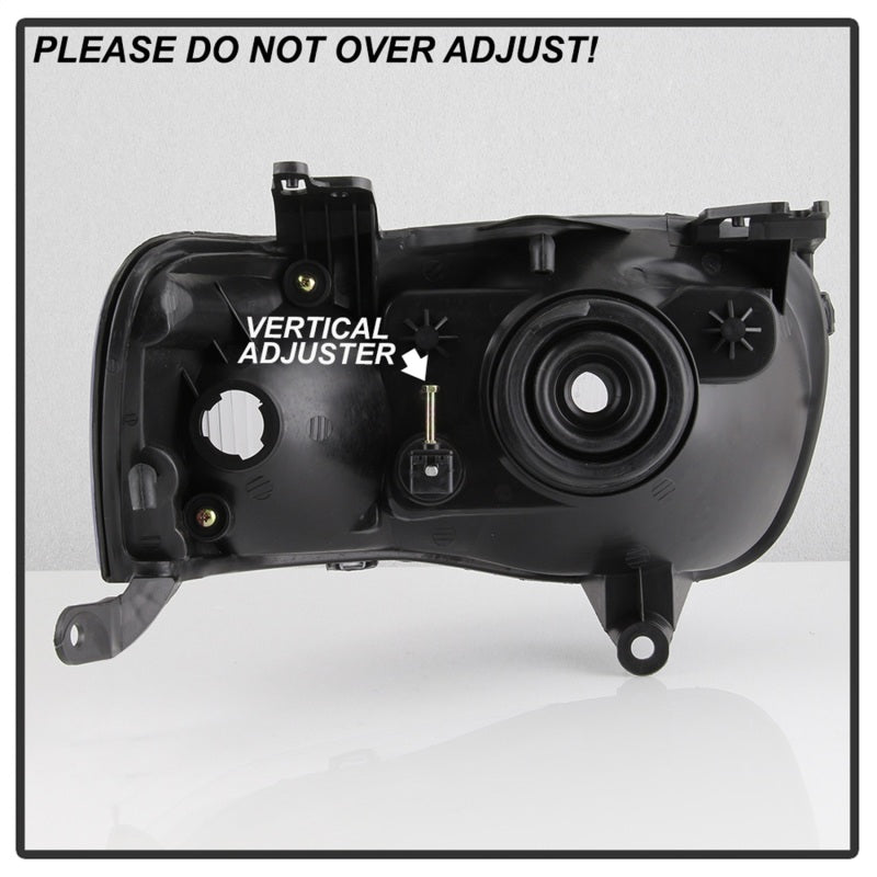 SPYDER 9042591 FITS:xTune 01-04 Ford Escape OEM Style Headlights Black (HD-JH-FESCA01-AM-BK) Headlights