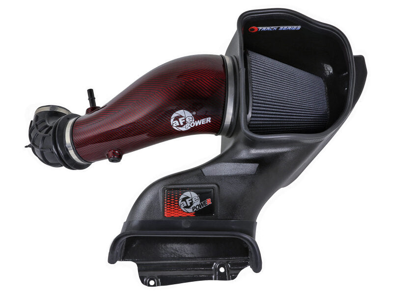 aFe 57-10030KR FITS: 23-24 Ford F150 Raptor R Supercharged Red Carbon Track Series Air Intake w/ P5R Filter (MOQ 24) Cold Air Intakes