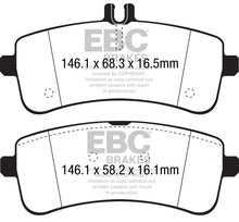 Load image into Gallery viewer, EBC DP42350R FITS: 2015+ Mercedes-Benz C63 AMG (W205) Yellowstuff Rear Brake Pads Brake Pads Performance