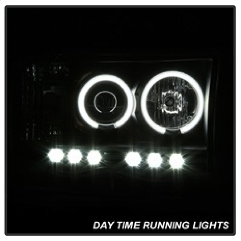 SPYDER 5009951 FITS: Dodge Ram 1500 02-05 03-05 Projector Headlights CCFL Halo LED Blk PRO-YD-DR02-CCFL-BK Headlights