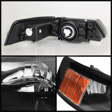 Load image into Gallery viewer, SPYDER 5064349 FITS:xTune Ford Mustang 99-04 OEM Amber Headlights Black HD-JH-FM99-AM-BK Headlights
