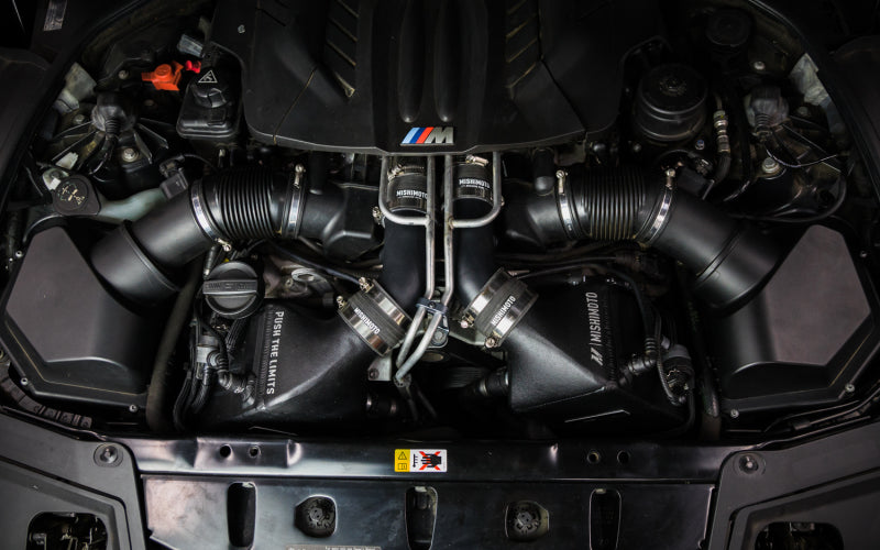 Mishimoto MMICP-F10-12MWBK FITS: Intercooler Pipe Kits FITS: 12-16 BMW F10 M5 Intercooler Pipe Kit Micro Wrinkle Black Intercooler Pipe Kits
