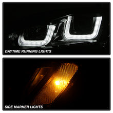 Load image into Gallery viewer, SPYDER 5080578 FITS: Volkswagen Golf VII 14-16 Projector Headlights DRL LED Blk Stripe Blk PRO-YD-VG15-BLK-DRL-BK Headlights
