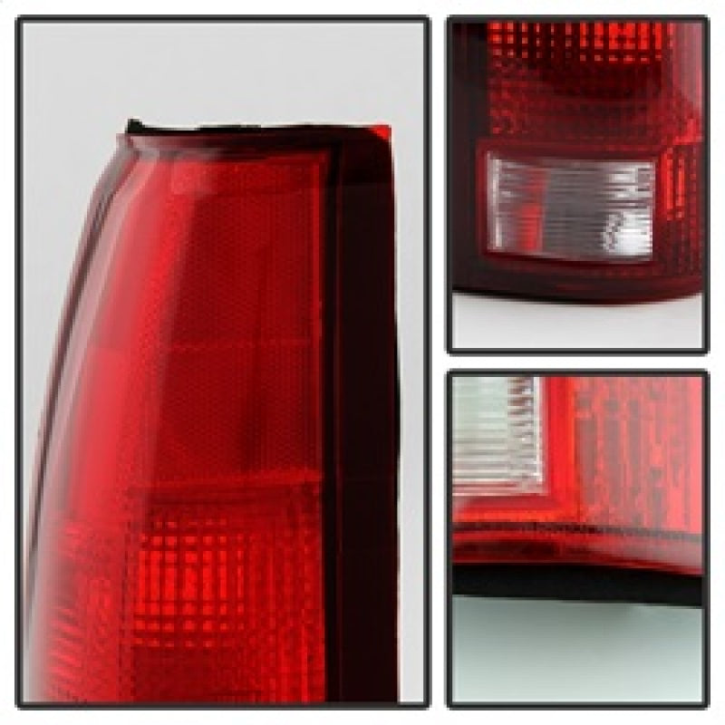 SPYDER 9028779 FITS:xTune Chevy Blazer Full Size 92-94 / Cadillac Escalade 99-00 Tail Light OEM ALT-JH-CCK88-OE-RC Tail Lights