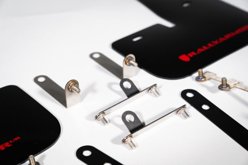 Rally Armor MF89-UR-BLK-RD FITS: 23-25 Toyota GR Corolla Black UR Mud Flap w/Red Logo Mud Flaps