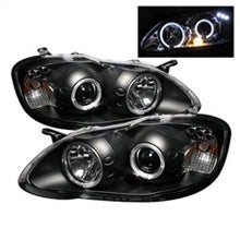 Load image into Gallery viewer, SPYDER 5011787 FITS: Toyota Corolla 03-08 Projector Headlights LED Halo- LED Blk Low H1 PRO-YD-TC03-HL-BK Headlights