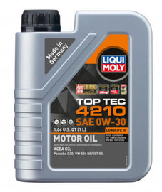 LIQUI MOLY 22156 FITS: 1L Top Tec 4210 Motor Oil 0W30 Motor Oils