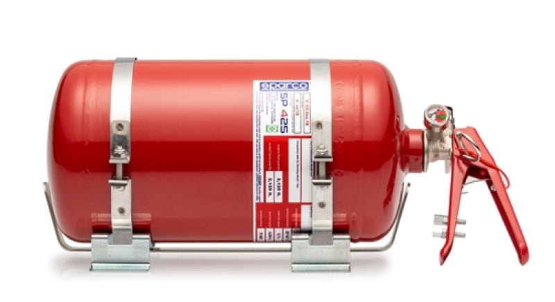 SPARCO 014772MSL FITS: Sparco 4.25 Liter Mechanical Steel Extinguisher System Fire Safety