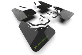 Rally Armor MF142-UR-BLK-AGN FITS: 2024+ Lexus GX-550 Overtrail Black UR Mud Flap Dark Green Logo Mud Flaps