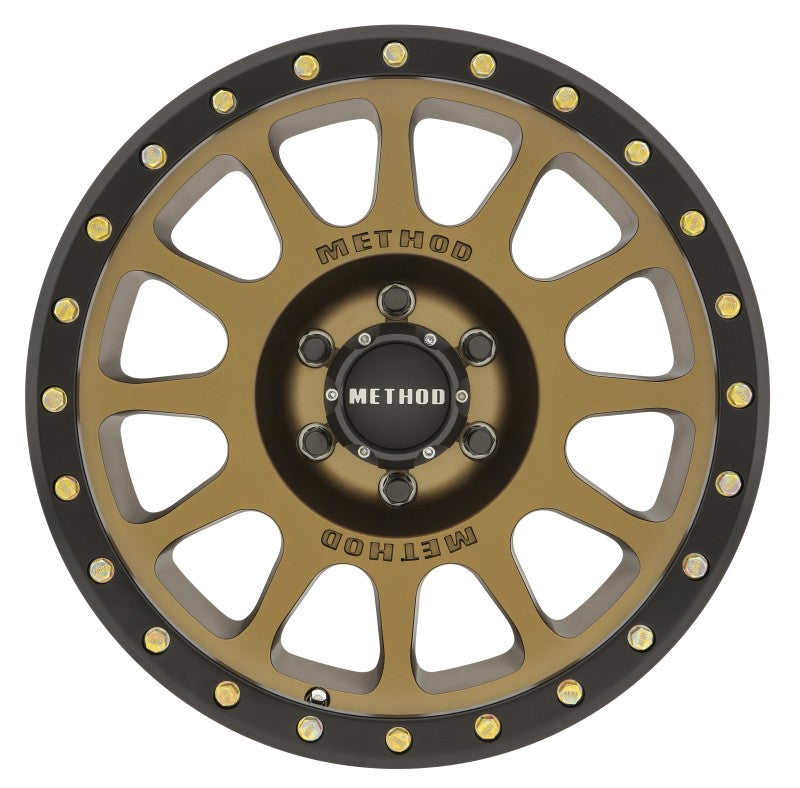 Method Wheels MR30589060900 FITS:Method MR305 NV 18x9 0mm Offset 6x5.5 108mm CB Method Bronze/Black Street Loc Wheel Wheels Cast