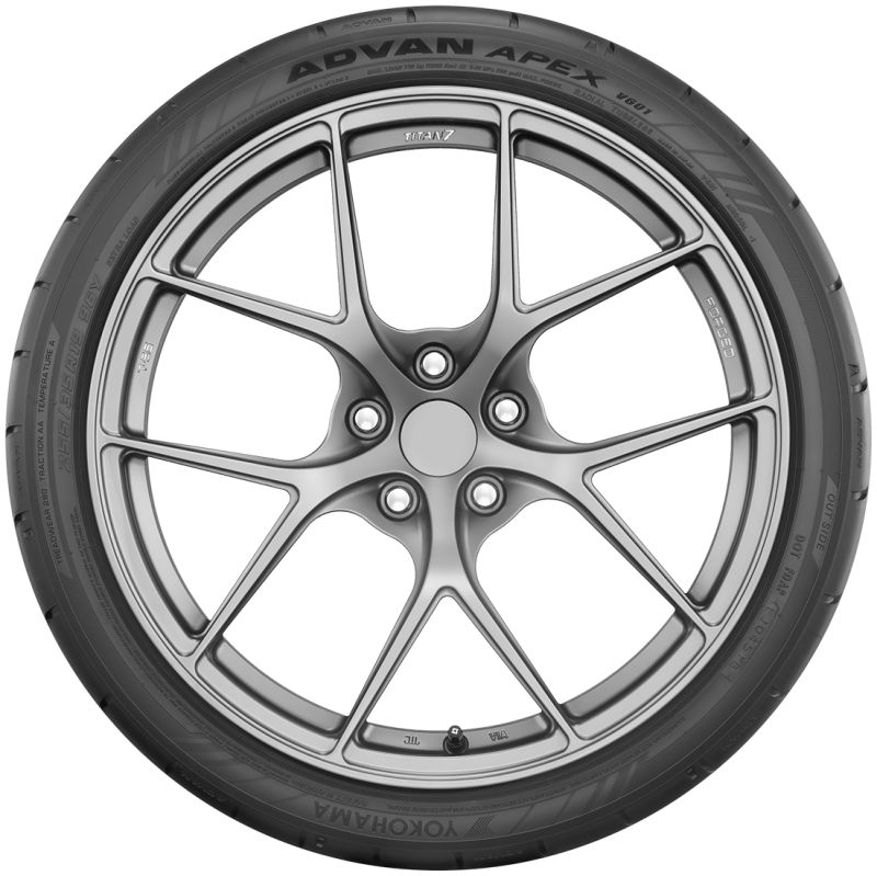 Yokohama Tire 110160109 FITS: -Yokohama Advan Apex V601 Tire 245/40R18 97Y Tires UHP Summer