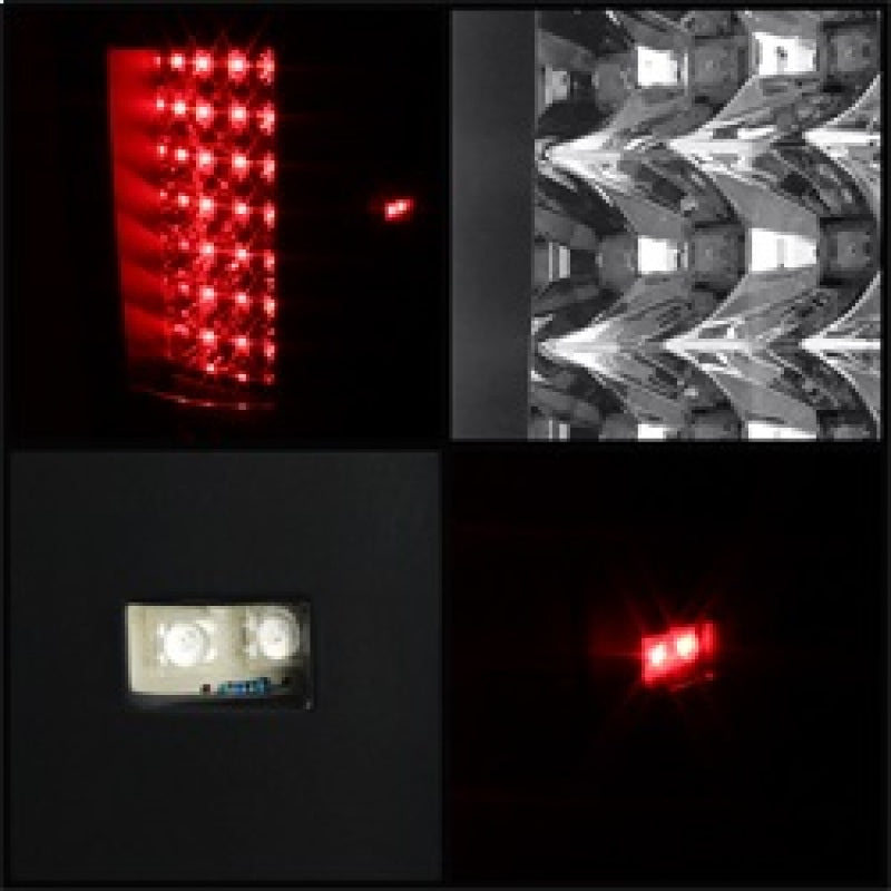 SPYDER 5073716 FITS:xTune Chevy Silverado 07-13 LED Tail Lights Black ALT-JH-CS07-LED-BK Tail Lights