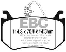 Load image into Gallery viewer, EBC DP52326NDX FITS: 2016+ Alfa Romeo Giulia 2.9L Twin Turbo Bluestuff Rear Brake Pads Brake Pads Racing