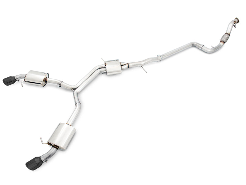 AWE Tuning 3015-33078 FITS: Audi B9 A4 Touring Edition Exhaust Dual Outlet Diamond Black Tips (Includes DP) Catback