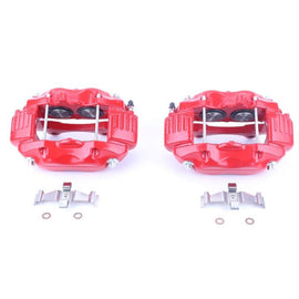 PowerStop S5086 FITS:Power Stop 05-10 Chrysler 300 Front Red Calipers w/o Brackets Pair Brake Calipers Perf