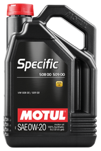 Load image into Gallery viewer, Motul 107384 FITS: 5L Specific 508 0W20 Oil Acea A1/B1 / VW 508.00/509.00 / Porsche C20 Motor Oils