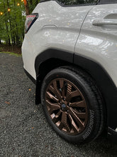 Load image into Gallery viewer, Rally Armor MF132-UR-BLK-GRY FITS: 2025 Subaru Forester Black UR Mud Flap w/Grey Logo Mud Flaps