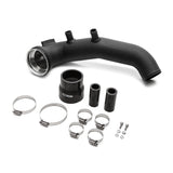 Cobb N54 Intercooler Charge Pipe - Wrinkle Black FITS: BMW - COBB7B1212