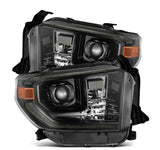 AlphaRex 880839 FITS: 14-21 Toyota Tundra PRO-Series Projector Headlights Black w/Seq. Sig. + DRL Headlights