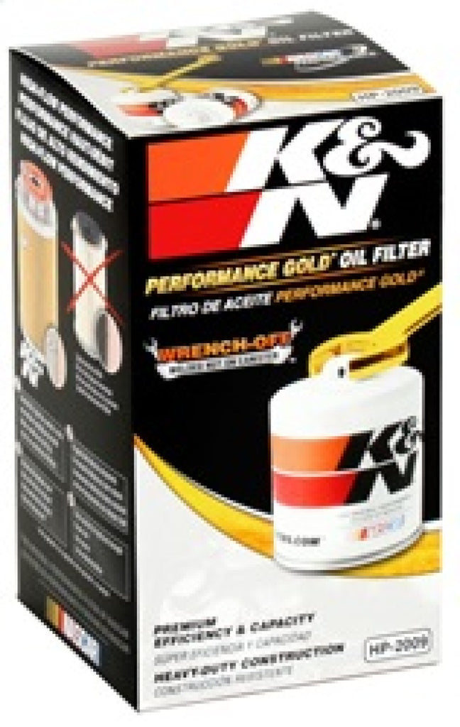 K&N Engineering HP-2009 FITS:K&N 03-05 Neon SRT-4 / Lotus Elise Performance Gold Oil Filter Oil Filters