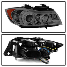Load image into Gallery viewer, SPYDER 5009029 FITS: BMW E90 3-Series 06-08 (4 dr) Proj LED Halo Amber Reflctr Rplc Bulb Smke PRO-YD-BMWE9005-AM-S Headlights