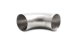 Vibrant 13356 FITS: 4.0in OD 5.91in Tangent Length T304 SS 90 Deg Mandrel Bend w/Extended Leg Length Steel Tubing