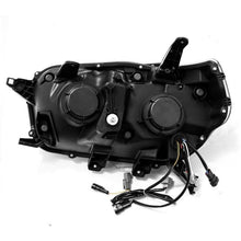 Load image into Gallery viewer, AlphaRex 880756 FITS: 10-13 Toyota 4Runner LUXX LED Proj Headlights Plank Style Alpha Black w/Seq Signal/DRL Headlights