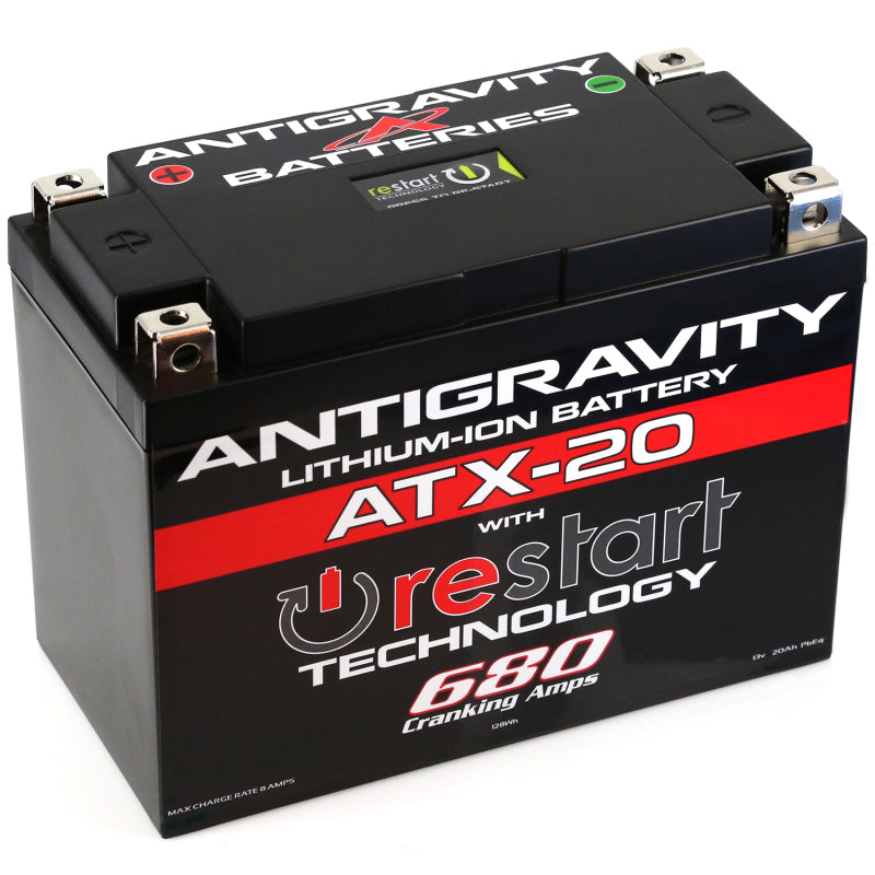 Antigravity Batteries AG-ATX20-RS FITS: Antigravity YTX20 Lithium Battery w/Re-Start Batteries