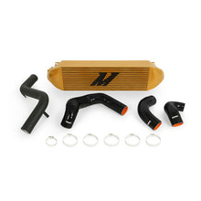 Load image into Gallery viewer, Mishimoto MMINT-FOST-13KBGD FITS: Intercooler Kits FITS: 2013+ Ford Focus ST Gold Intercooler w/ Black Pipes Intercooler Kits