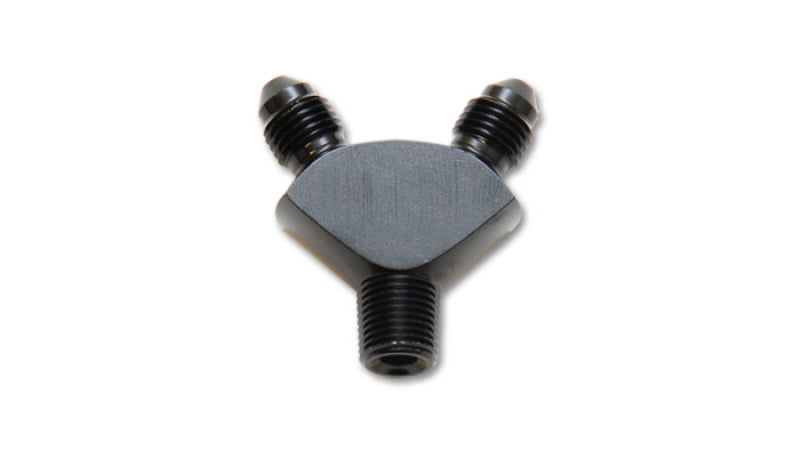 Vibrant 10818 FITS: -3AN x -3AN x 1/8in NPT Y-Adapter Fitting Aluminum Fittings