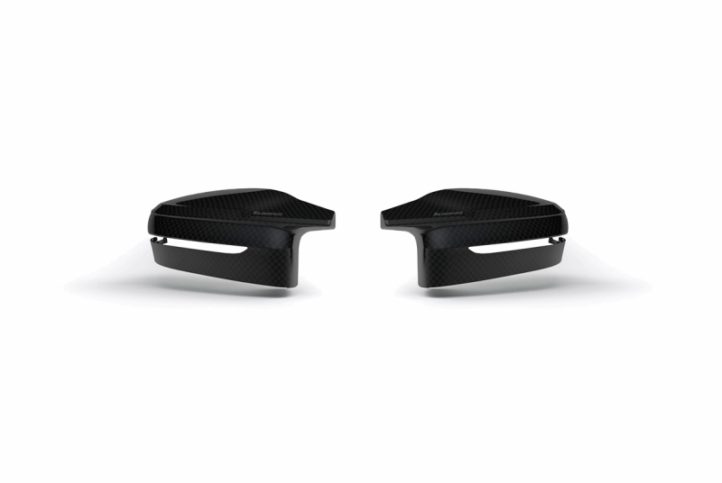 Akrapovic WM-BM/CA/4/G FITS: 2021+ BMW (G87) M2, (G80) M3 &amp; (G82) M4 Mirror Cap Set- Gloss Carbon Accessories