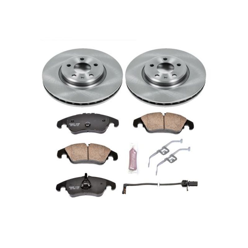 PowerStop KOE5752 FITS:Power Stop 09-11 Audi A4 Front Autospecialty Brake Kit Brake Kits OE