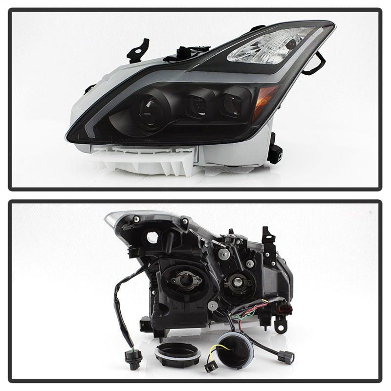 SPYDER 9039331 FITS:xTune Infiniti G37 Coupe (non-AFS) 08-15 Projector Headlights Black PRO-JH-IG3708-2D-LB-BK Headlights