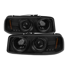 Load image into Gallery viewer, SPYDER 5078292 FITS: GMC Sierra 1500/2500 99-06 Projector Headlights LED Halo LED Blk Smke PRO-YD-CDE00-HL-BSM Headlights